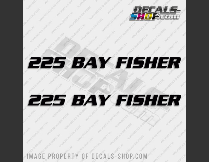 Sea Fox 225 Bay Fisher Boat Decal Set of 2 x 18.5"